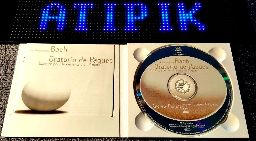 🎼 Bach Oratorio De Páscuas - Parrott/taverner Consort - Virgin Classics Uk – photo 3